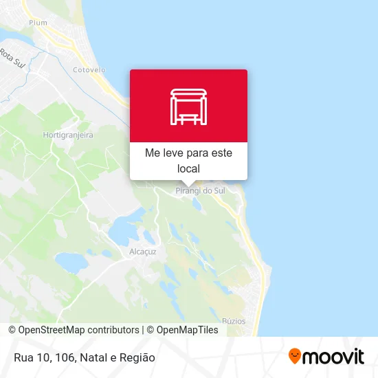 Rua 10, 106 mapa