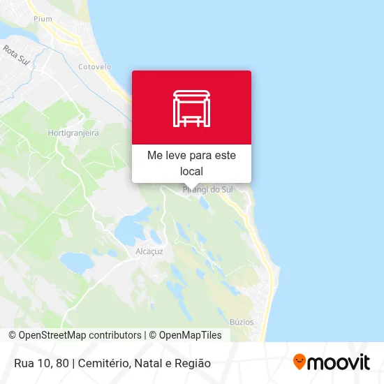 Rua 10, 80 | Cemitério mapa