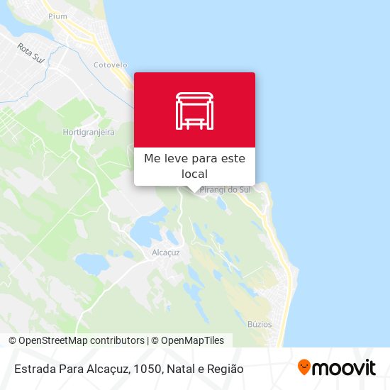 Estrada Para Alcaçuz, 1050 mapa