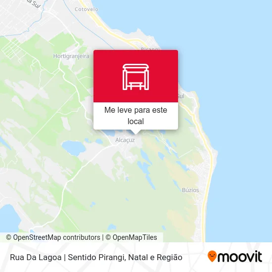 Rua Da Lagoa | Sentido Pirangi mapa
