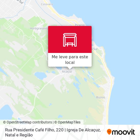 Rua Presidente Café Filho, 220 | Igreja De Alcaçuz mapa