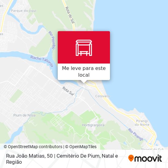 Rua João Matias, 50 | Cemitério De Pium mapa