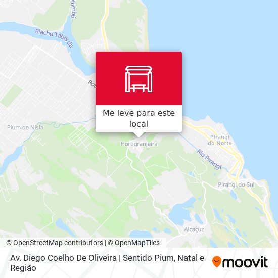 Av. Diego Coelho De Oliveira | Sentido Pium mapa