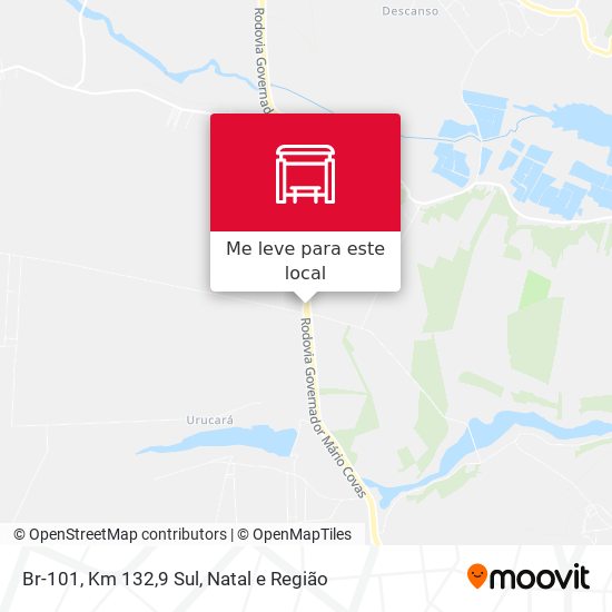 Br-101, Km 132,9 Sul mapa