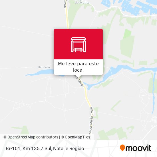 Br-101, Km 135,7 Sul mapa