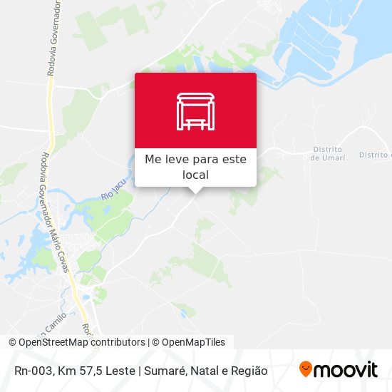 Rn-003, Km 57,5 Leste | Sumaré mapa