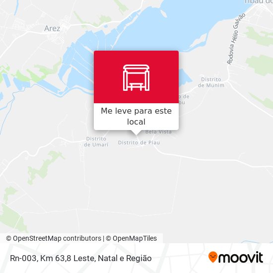 Rn-003, Km 63,8 Leste mapa