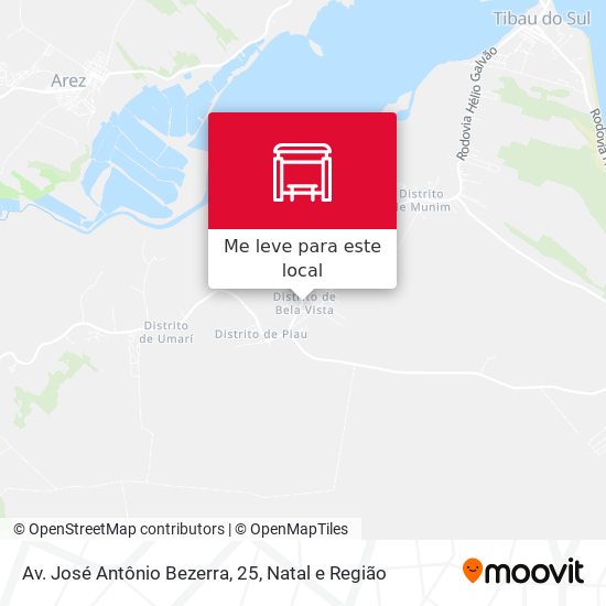 Av. José Antônio Bezerra, 25 mapa