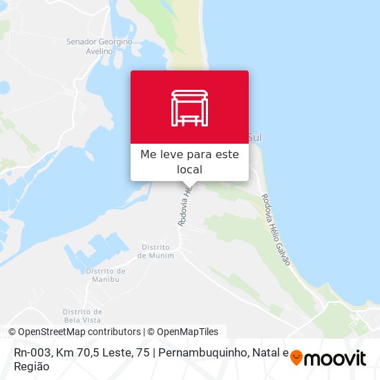 Rn-003, Km 70,5 Leste, 75 | Pernambuquinho mapa