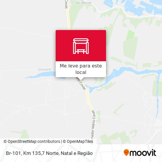 Br-101, Km 135,7 Norte mapa