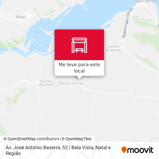 Av. José Antônio Bezerra, 52 | Bela Vista mapa