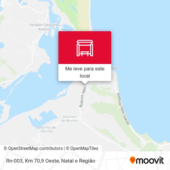 Rn-003, Km 70,9 Oeste mapa