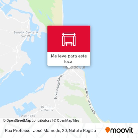 Rua Professor José Mamede, 20 mapa