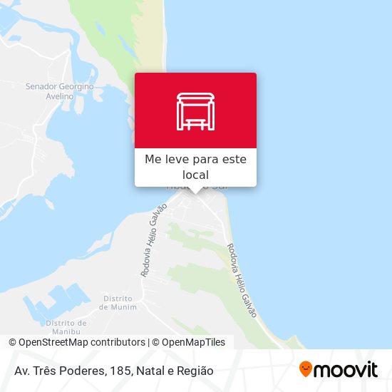 Av. Três Poderes, 185 mapa