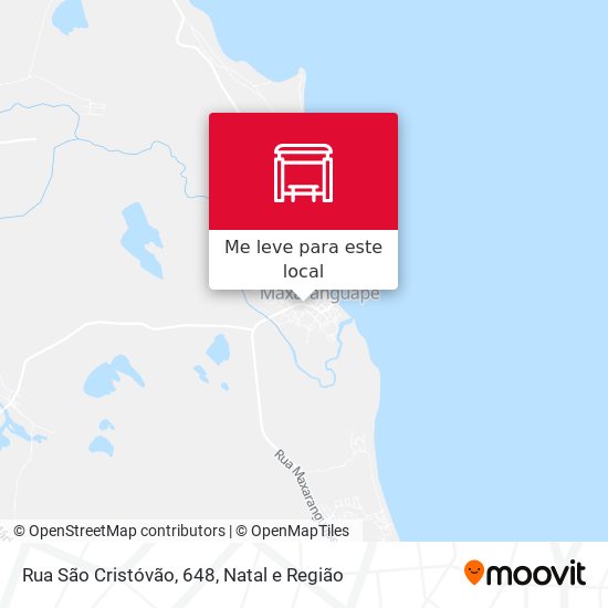 Rua São Cristóvão, 648 mapa