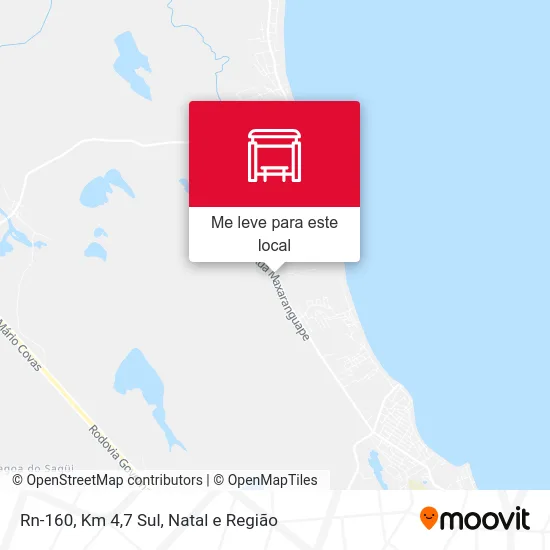 Rn-160, Km 4,7 Sul mapa