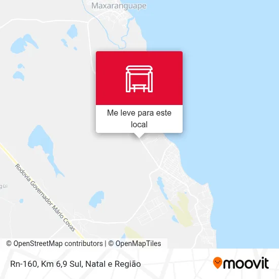 Rn-160, Km 6,9 Sul mapa