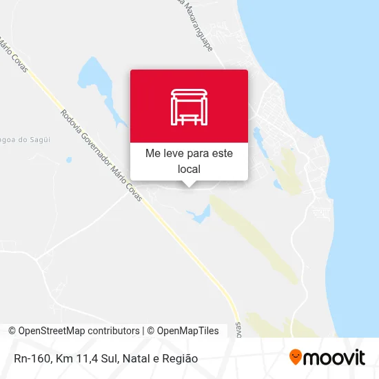 Rn-160, Km 11,4 Sul mapa