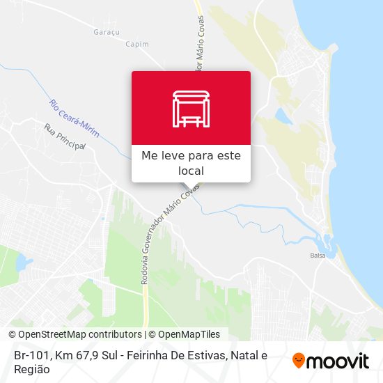 Br-101, Km 67,9 Sul - Feirinha De Estivas mapa