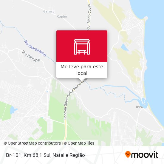 Br-101, Km 68,1 Sul mapa