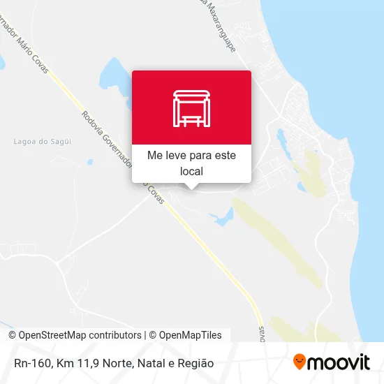 Rn-160, Km 11,9 Norte mapa