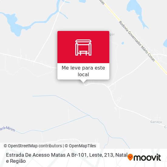 Estrada De Acesso Matas A Br-101, Leste, 213 mapa