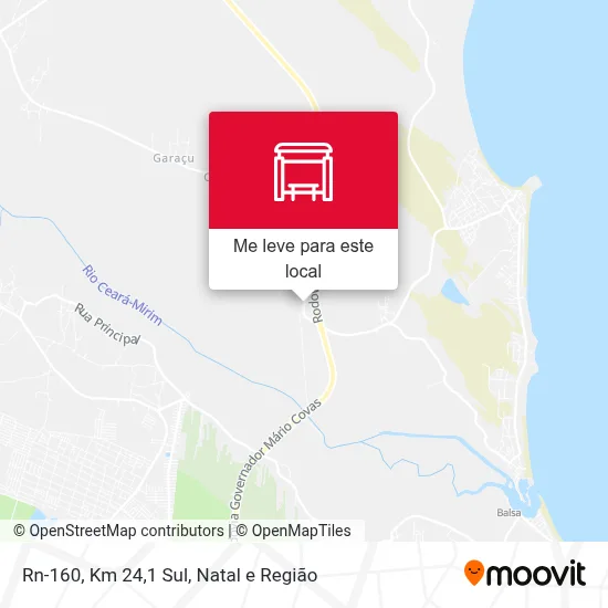 Rn-160, Km 24,1 Sul mapa