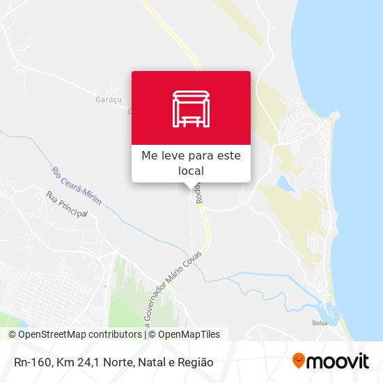 Rn-160, Km 24,1 Norte mapa