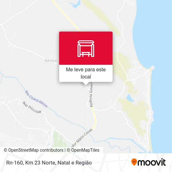 Rn-160, Km 23 Norte mapa