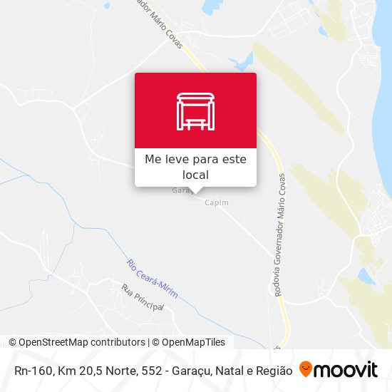 Rn-160, Km 20,5 Norte, 552 - Garaçu mapa
