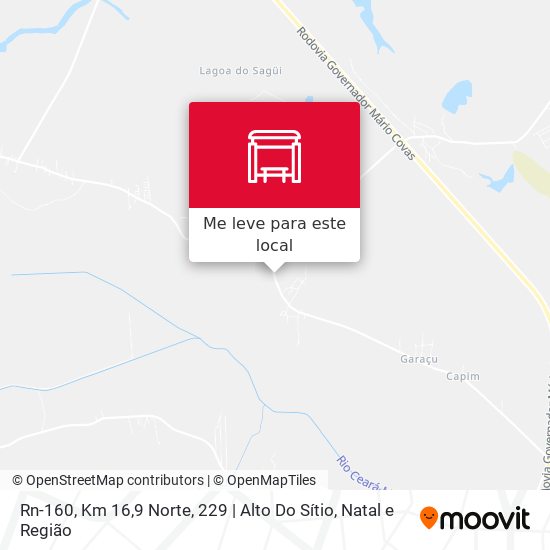 Rn-160, Km 16,9 Norte, 229 | Alto Do Sítio mapa