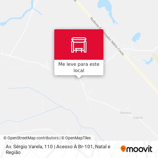 Av. Sérgio Varela, 110 | Acesso À Br-101 mapa
