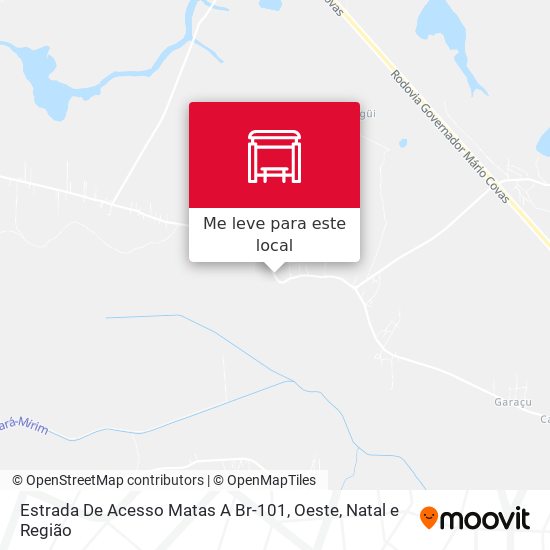 Estrada De Acesso Matas A Br-101, Oeste mapa