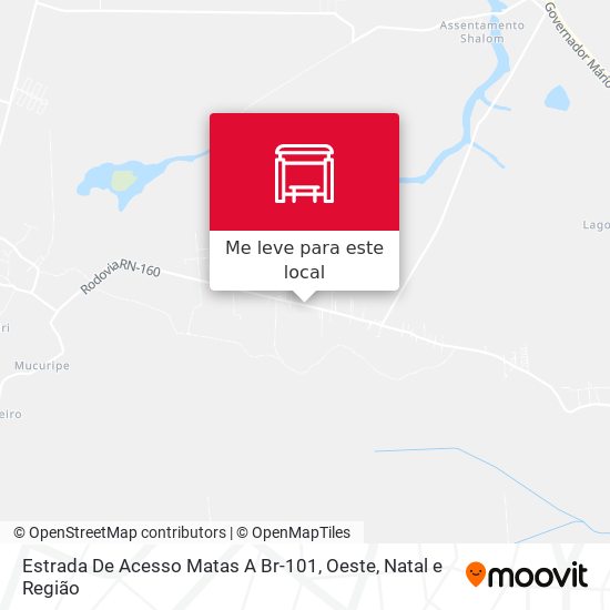 Estrada De Acesso Matas A Br-101, Oeste mapa