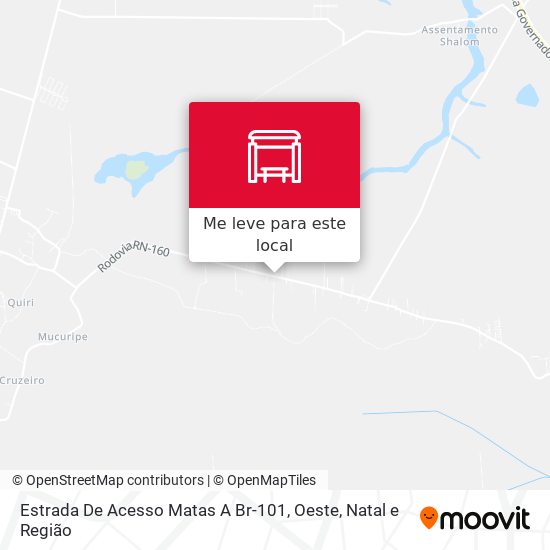 Estrada De Acesso Matas A Br-101, Oeste mapa