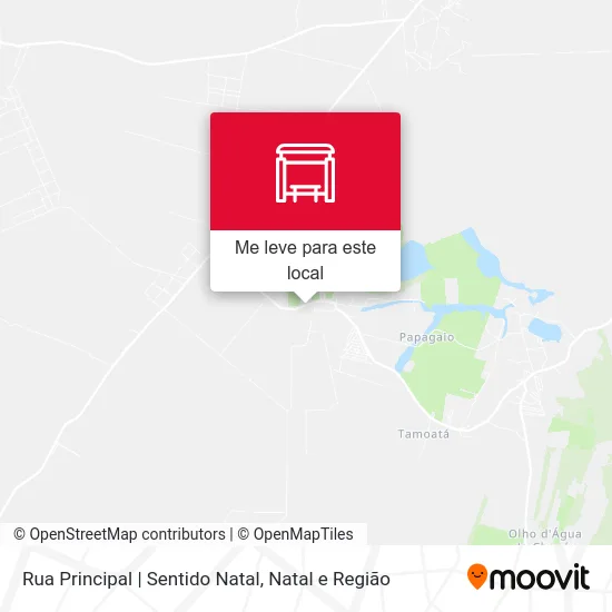 Rua Principal | Sentido Natal mapa