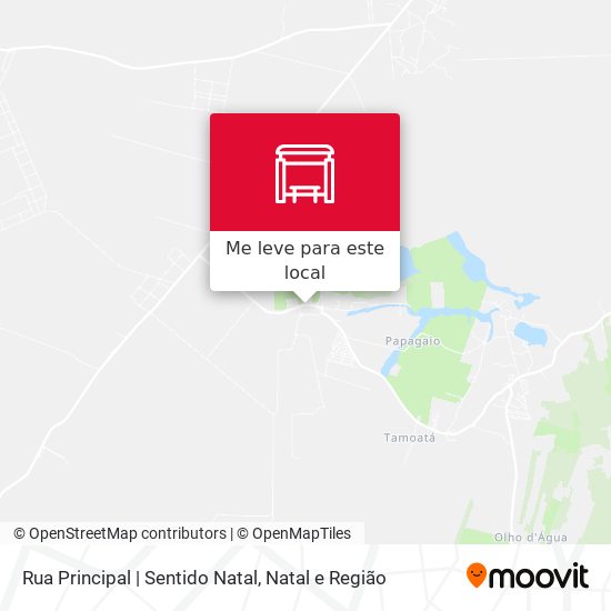 Rua Principal | Sentido Natal mapa