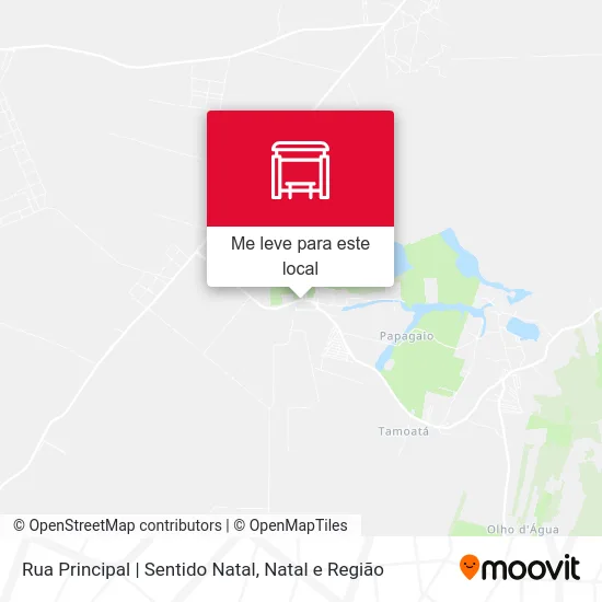 Rua Principal | Sentido Natal mapa