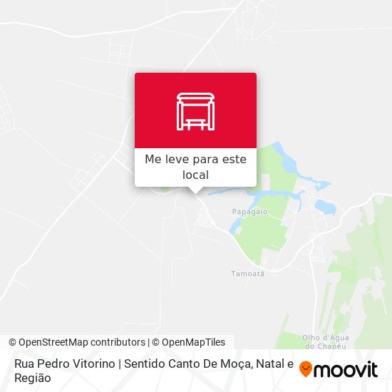 Rua Pedro Vitorino | Sentido Canto De Moça mapa
