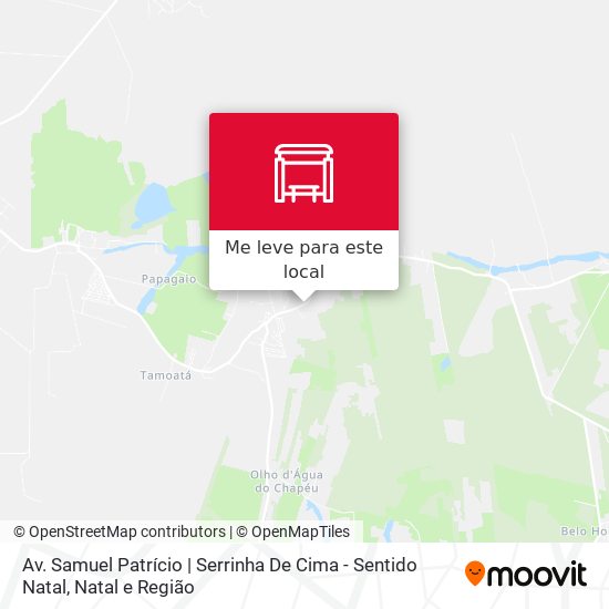 Av. Samuel Patrício | Serrinha De Cima - Sentido Natal mapa