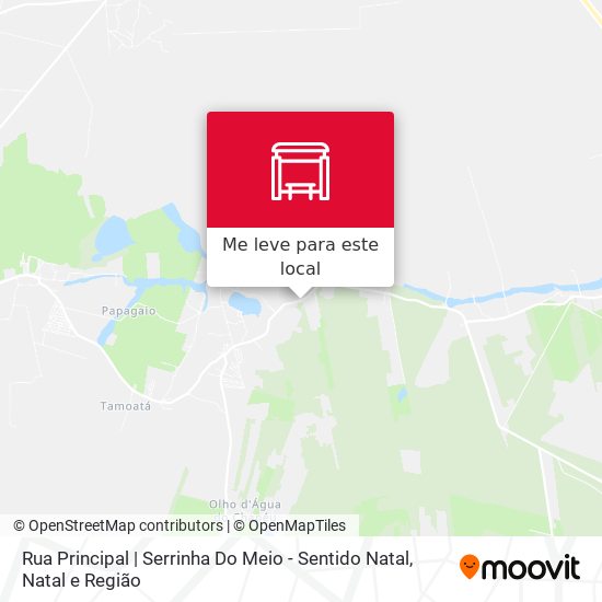 Rua Principal | Serrinha Do Meio - Sentido Natal mapa