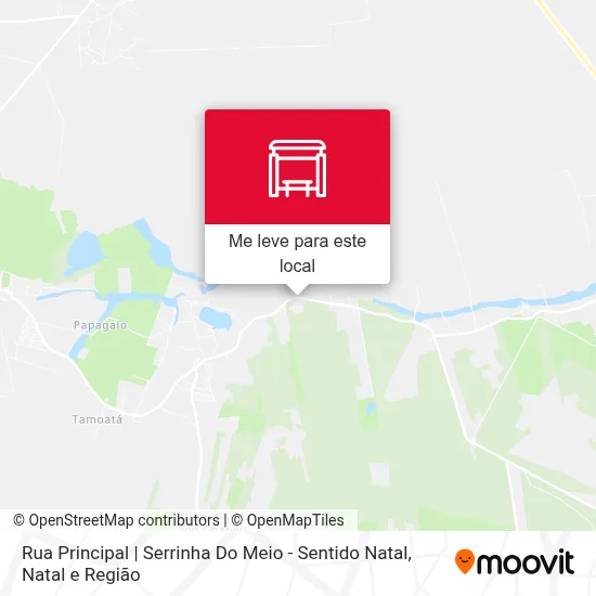 Rua Principal | Serrinha Do Meio - Sentido Natal mapa