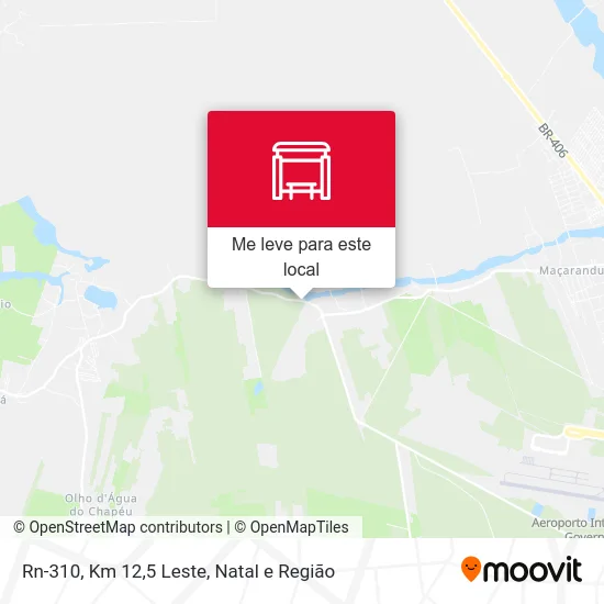 Rn-310, Km 12,5 Leste mapa