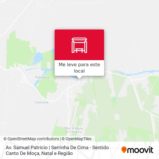 Av. Samuel Patrício | Serrinha De Cima - Sentido Canto De Moça mapa