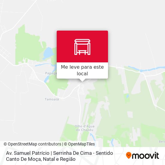 Av. Samuel Patrício | Serrinha De Cima - Sentido Canto De Moça mapa