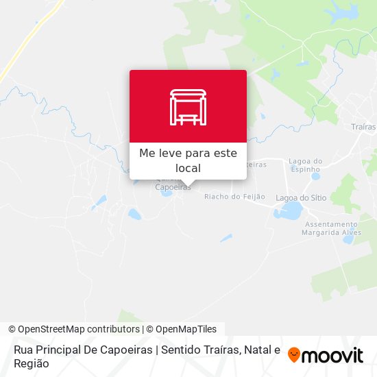 Rua Principal De Capoeiras | Sentido Traíras mapa
