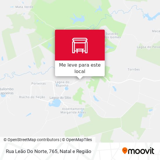 Rua Leão Do Norte, 765 mapa