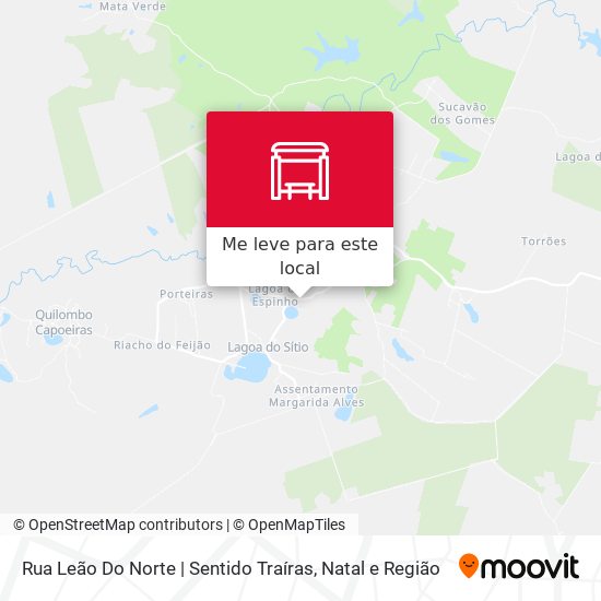 Rua Leão Do Norte | Sentido Traíras mapa