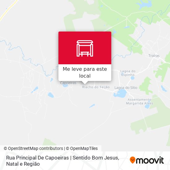 Rua Principal De Capoeiras | Sentido Bom Jesus mapa