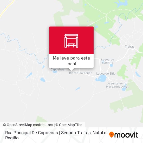 Rua Principal De Capoeiras | Sentido Traíras mapa